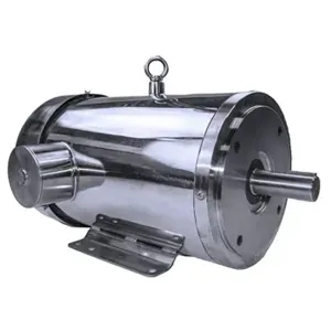 WORLDWIDE ELECTRIC SSPE1-18-143TC Motor, 1 HP, 1800 RPM, 208-230/460V, 143TC Frame, C-Face with Feet, Stainless Steel | CJ8RLF