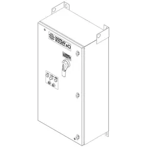 WORLDWIDE ELECTRIC WSSD-020N4 Combination Soft Starter, Standard Duty, 10 HP at 230V, 20 HP at 460V, NEMA 4 Enclosure | CJ8RXX