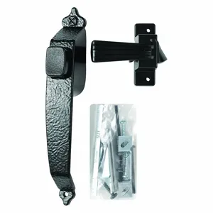 WRIGHT PRODUCTS VC333BL Push Button Latch, Black | CV3WMW 43CW56