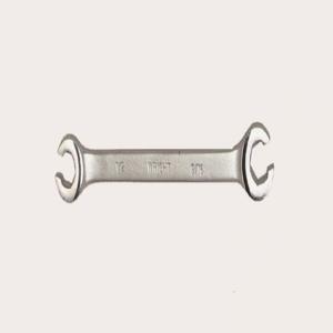 WRIGHT TOOL 1614 Flare Nut Wrench, 6 Point, 3/8 x 7/16 Inch Size, Full Polished | AX3EYG