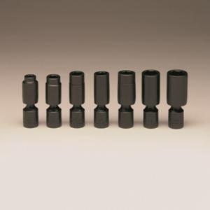 WRIGHT TOOL 332 Standard Universal Power Socket Set, 3/8 Inch Drive, 6 Point, Pack Of 7 | AX3ELA