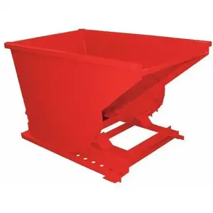 WRIGHT TOOL 10077 RED Self Dumping Hopper, Medium Duty, 6000 lbs., Red | AD8PNL 4LLK8