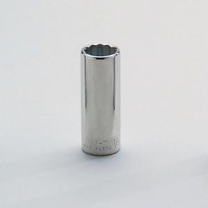 WRIGHT TOOL 3622 Deep Socket, 3/8 Inch Drive, 12 Point, 11/16 Inch Size | AX3FMV