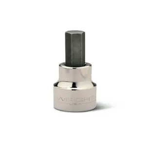 WRIGHT TOOL 42-17MM Hex Bit Socket, Metric, 17mm | AX3HYW