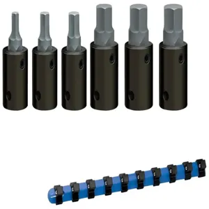 WRIGHT TOOL 455 Metric Impact Hex Bit Socket Set, 1/2 Inch Drive, Pack Of 6 | AX3ENJ