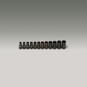 WRIGHT TOOL 460 Standard Metric Impact Socket Set, 1/2 Inch Drive, 6 Point, Pack Of 12 | AX3ENK