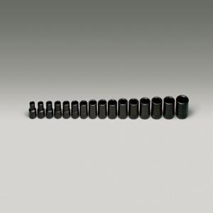 WRIGHT TOOL 466 Standard Metric Impact Socket Set, 1/2 Inch Drive, 6 Point, Pack Of 16 | AX3ENM