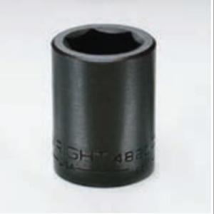 WRIGHT TOOL 4838 Standard Impact Socket, 1/2 Inch Drive, 6 Point, 1-3/16 Inch Size | AX3FYE