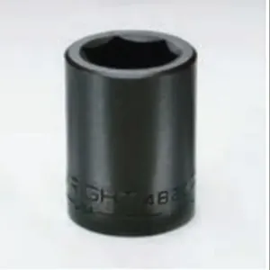 WRIGHT TOOL 4844 Standard Impact Socket, 1/2 Inch Drive, 6 Point, 1-3/8 Inch Size | AX3FYH