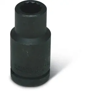 WRIGHT TOOL 6969 Deep Impact Socket, 3/4 Inch Drive, 12 Point, 9/16 Inch Size | AF8NDL 29AM89