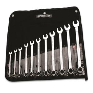WRIGHT TOOL 711 Combination Wrench Set, 12 Point, 3/8 Inch to 1 Inch Size, Pack Of 11 | AX3ENX