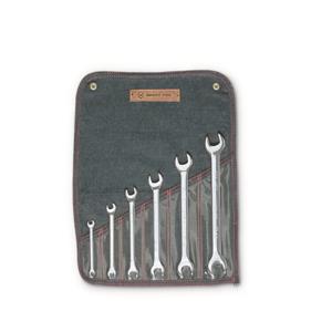 WRIGHT TOOL 736 Open End Wrench Set, 1/4 Inch to 15/16 Inch Size, Full Polished, Pack Of 6 | AX3EPJ