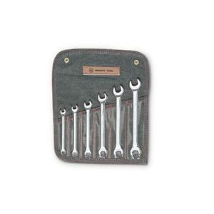 WRIGHT TOOL 740 Open End Wrench Set, 8mm-19mm, Full Polished, Pack Of 6 | AX3EPM