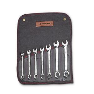 WRIGHT TOOL 742 Combination Open End Flare Nut Wrench Set, 3/8 Inch to 3/4 Inch Size, Pack Of 7 | AX3EPP
