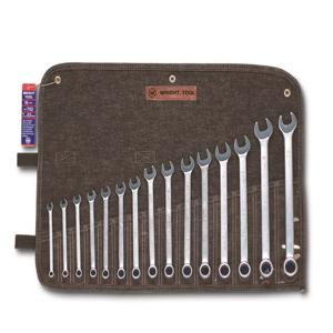 WRIGHT TOOL 752 Metric Combination Wrench Set, 12 Point, 7mm-22mm, Pack Of 15 | AX3EPY