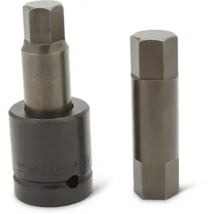 WRIGHT TOOL 8232 Impact Hex Bit Socket, 1 Inch Drive, 1 Inch Size | AF8NPX 29AR85