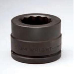 WRIGHT TOOL 84750 Standard Impact Socket, 1-1/2 Inch Drive, 12 Point, 3-1/8 Inch Size | AX3JHY