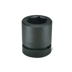 WRIGHT TOOL 85859 Standard Impact Socket, 2-1/2 Inch Drive, 6 Point, 7-3/8 Inch Size | AX3JKV