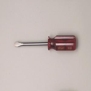 WRIGHT TOOL 9124 Round Shank Screwdriver, 1/4 Inch Tip Size, 10-1/4 Inch Length | AX3GHP