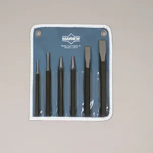 WRIGHT TOOL 9660 Punch and Chisel Set, Pack Of 6 | AX3GVB