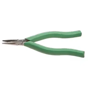 XCELITE ELN54GN Long Nose Plier, ESD-Safe, 1 Inch Max Jaw Opening, 6 1/2 Inch Overall Length | CV3WPT 54XR85