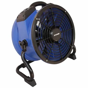 XPOWER X-35AR Hight Temp Axial Air Mover, 1720 cfm, Pivoting Frame, Variable Speeds, 1/4 hp, 115V | CV3WVL 799H91