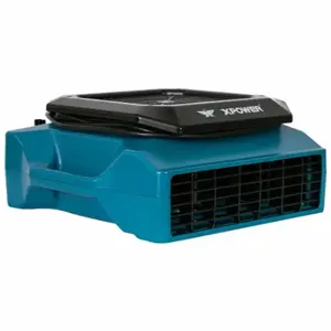 XPOWER XL-730A Low Profile Air Mover, 1, 150 cfm, Fixed Frame, 5 Speeds, 1/3 hp, 115V, 15 ft Cord, Blue | CV3WWD 799H85