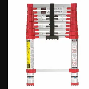 XTEND & CLIMB 760P+ Telescoping Ladder, 10 ft 6 in, 29 Inch Closed Height, 23 lb Weight | CV3WWN 54YF83