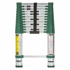 XTEND & CLIMB 780P+ Telescoping Ladder, 12 ft 6 in, 32 Inch Closed Height, 37 lb Weight | CV3WWX 54YF85