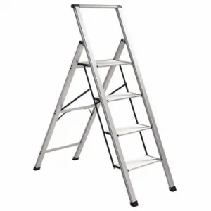 XTEND & CLIMB SL4H LITE Light Step Stool, 4 Steps, 34 Inch Top Step Height, 20 Inch Bottom Width | CV3WWK 798KT1