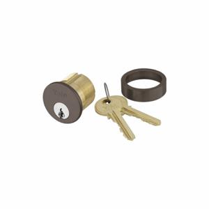 YALE 2153 1-1/8 613E PARA KR Rim Cylinder, Dark Bronze, 1, Yale®, Different, 6 Pins | CV3XRA 56HK40