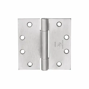 YALE 4 1/2X4 1/2 TA714 26D Hinge, Brass, Satin Chrome, Square, 4 Holes per Leaf | CV3XRN 56HL28