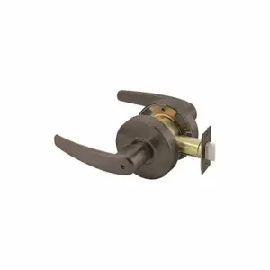 YALE 4602LN MO 613E Door Lever Lockset, Grade 2, Dark Bronze, Not Keyed, Lever, Cylindrical | CV3XEG 56HJ03