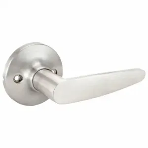 YALE ALD15R Lever Lockset, Grade 3, Alpharetta Straight, Satin Nickel, Not Keyed | CV3XFP 49XT80