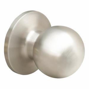 YALE ATD32DL Knob Lockset, 3, Athens Knob, Stainless Steel, Not Keyed | CV3XPR 49XU04