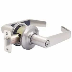 YALE AU21-626 Lever Lockset, Grade 2, Yh Collection Augusta, Satin Chrome, Not Keyed | CV3XFD 45CG90