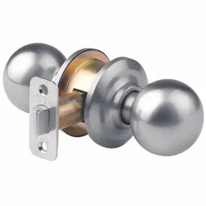 YALE BP10-619 Knob Lockset, 2, Yh Collection Bridgeport, Satin Nickel, Different, 6 | CV3XPJ 45CG85