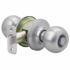 YALE BP20-619 Knob Lockset, 2, Yh Collection Bridgeport, Satin Nickel, Different, 6 | CV3XPL 45CG87