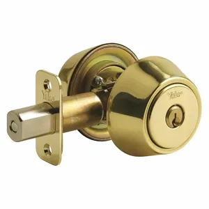 YALE D982301 Deadbolt, 2, Brass, Kwikset Kw1, Different | CV3WXY 49AF53