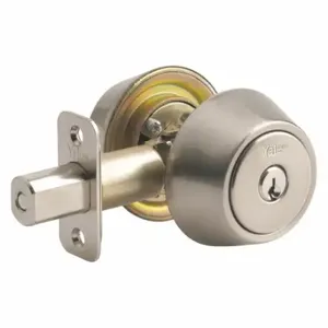 YALE D982N01 Deadbolt, 2, Satin Nickel, Kwikset Kw1, Different | CV3WZB 49AF54