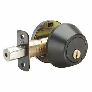 YALE EDSC10BP6 Deadbolt, 3, Oil Rubbed Bronze, Kwikset Kw1, Different | CV3WZL 49XT70