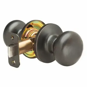 YALE SNPA10BP Knob Lockset, 3, Sinclair Knob, Oil Rubbed Bronze, Not Keyed | CV3XQF 49XU08