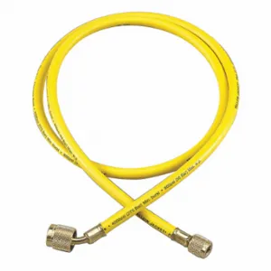 YELLOW JACKET 22012 Charging/Vacuum Hose, 1/4 Inch Female Connection Size, 45 Deg Angle, 1 Hoses | CV3XTG 451G32