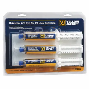 YELLOW JACKET 69700 Dye Disposable Injector, 6 PK | CV4LVP 48RD60