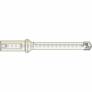 YG-1 TOOL COMPANY P25001 Flanged Spade Drill Holder, High Speed Steel, Black Oxide, 0 Seat Size, Straight Shank | CV4CAF 60PN71