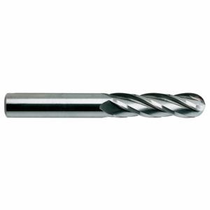 YG-1 TOOL COMPANY 51565 Ball End Mill, 4 Flutes, 3/16 Inch Milling Dia, 2.5 Inch Overall Length | CV3YAK 55FK41