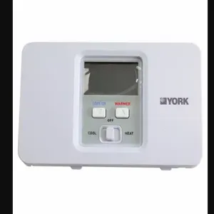 YORK S1-THEC11NY Thermostat, 1 Heat/1 Cool Stage, Non-Progra mmable | CV4GCX 209D22