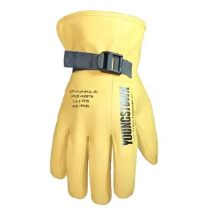 YOUNGSTOWN GLOVE CO. 16-5100-14 Primary Leather Protector Glove, 7 To 12 Size | CL6WGL