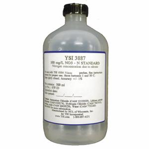 YSI 3885 Calibration Solution, Nitrate, 1 mg/L, 500 ml Bottle | CV4GPN 4UZD3