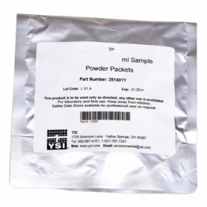 YSI CU-1 TP Reagent, Powder Pack, 0.5 To 12.0 Mg/L Cu | CV4GUV 25JZ56